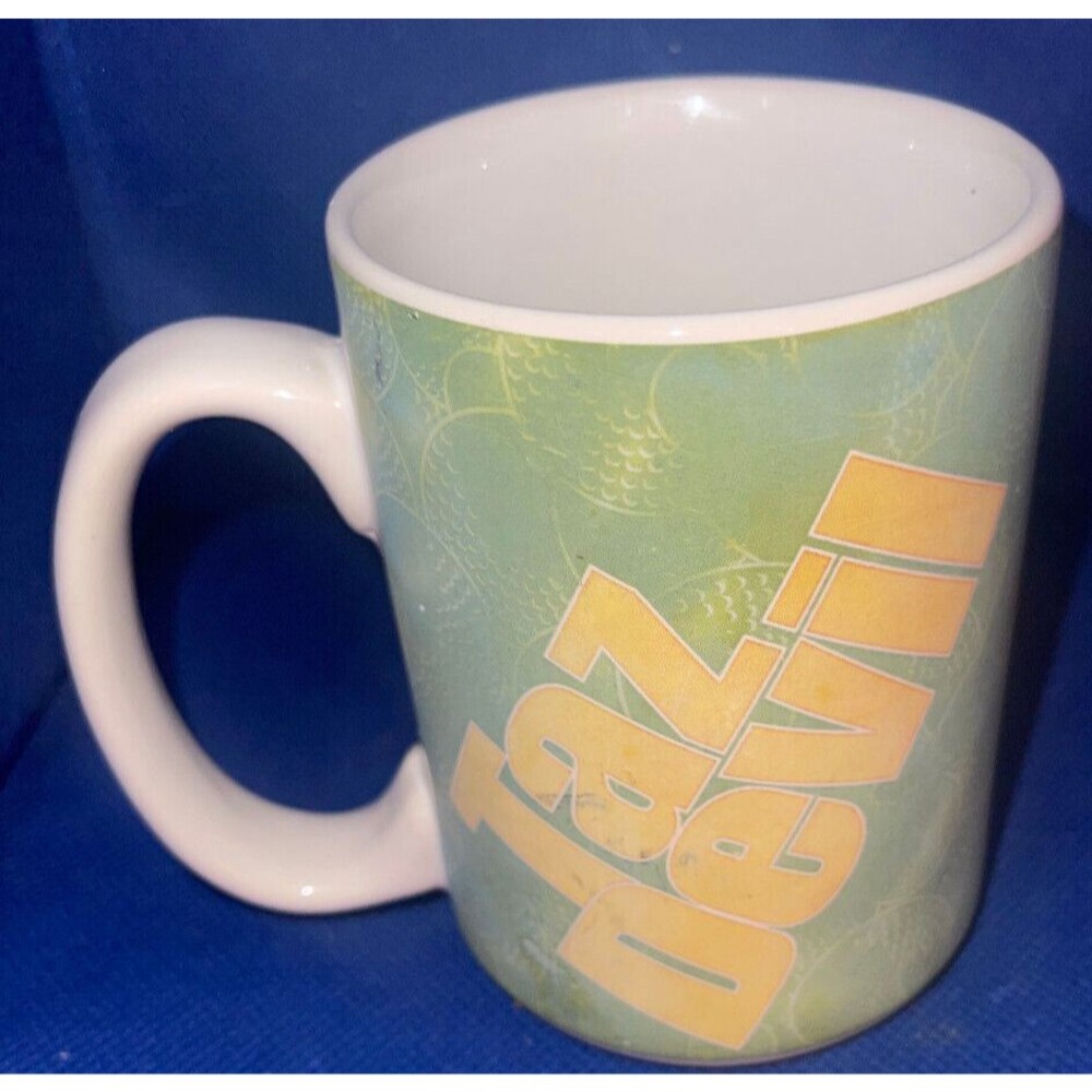 Vintage Warner Bros. Studio Store 1995 Taz Devil Golf Coffee mug Looney Tunes